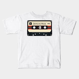 Depeche Mode Vintage Black Cassette Tape Kids T-Shirt